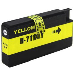 Tusz do HP 711 XL żółty / yellow 100% nowy zamiennik