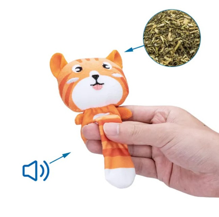 Pluszowa zabawka kot z kocimiętką