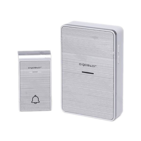 Dzwonek do drzwi srebrny