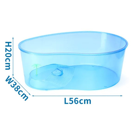 Akwarium terrarium z wyspą dla żółwia 4xl
