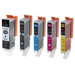 Zestaw 5x tusz do Canon PGI 570 XL / CLI 571 zamienniki
