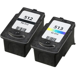 Zestaw 2x tusz do CANON PG 512 XL I CL 513  XL zamiennik
