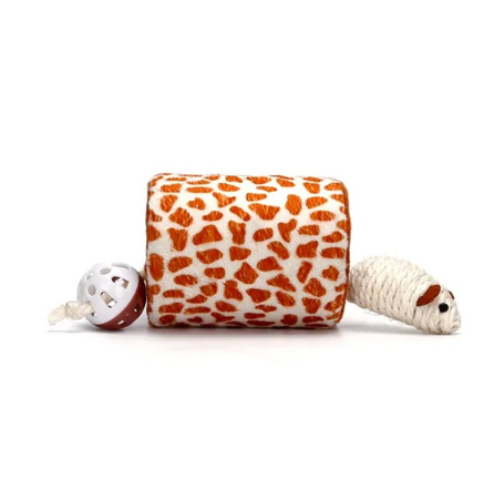 Drapak dla kota zabawka - lampart