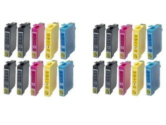 Zestaw 20x tusz do EPSON T2991-T2994 CMYK zamienniki 001