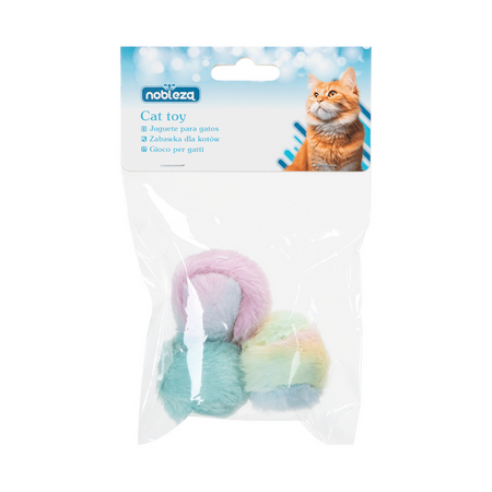 Piłeczki dla kota kolorowe