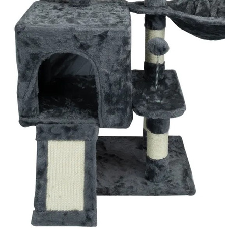 Drapak dla kota szary 42x34x98