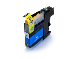 Tusz do Brother LC225 XL niebieski / cyan 100% nowy zamiennik