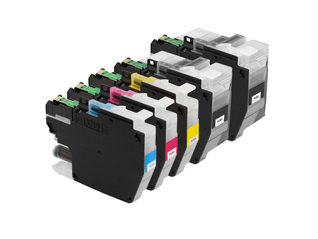 Zestaw 5x tusz do Brother LC-3219 XL CMYK + K zamienniki