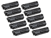 Zestaw 10x Toner do Hp Q2612A Zamienniki