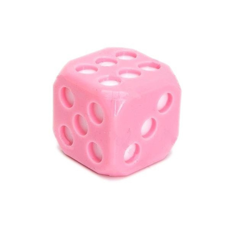 Gumowa zabawka LED kostka 4cm