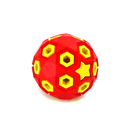 Kauczukowa zabawka piłka na przysmaki 8cm