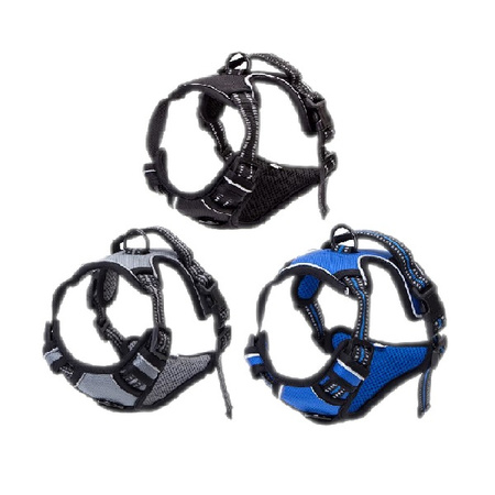 Szelki dla psa 35-80cm szare M