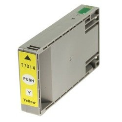 Tusz do Epson T7014 XL żółty / yellow 100% nowy zamiennik