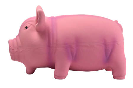 Gumowa zabawka świnka 15x8x8cm 