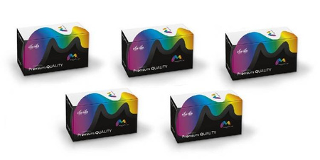 Zestaw 5x Toner zamienny do Canon CR045 CMYK MEGATONER