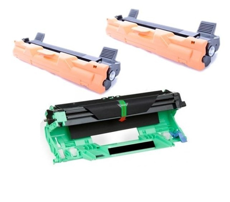 Zestaw 2x Toner do Brother TN1030/1050 + Bęben DR1030/1050