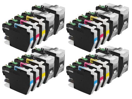 Zestaw 20x tusz do Brother LC-3219 XL CMYK zamienniki