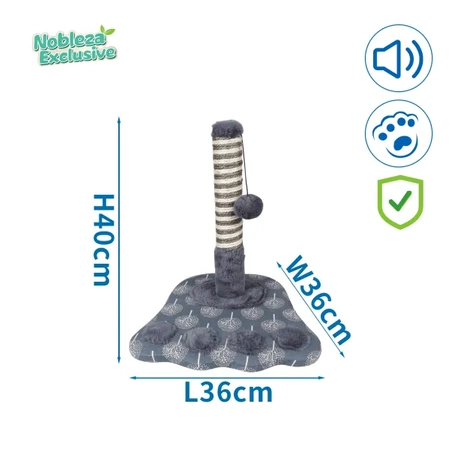 Drapak dla kota słupek w kształcie łapy