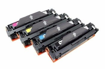 Zestaw 4x toner do HP CF540A-CF543A CMYK zamienniki