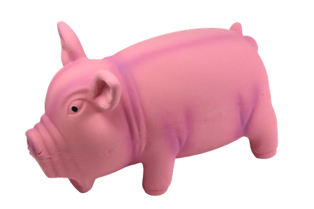 Gumowa zabawka świnka 15x8x8cm 