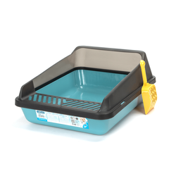 Kuweta dla kota niebieska duża.