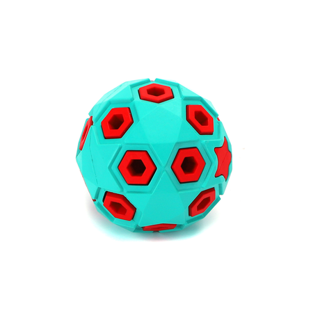 Kauczukowa zabawka piłka na przysmaki 8cm