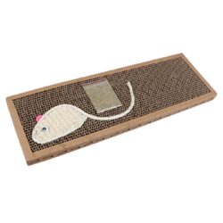 Drapak dla kota kartonowy z kocimiętką 38 x 12,5 x 1,8 cm