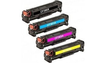 Zestaw 4x toner do HP CF380X-CF383A XL CMYK zamienniki