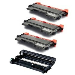 Zestaw 3x Toner do Brother TN2220 + Bęben DR2200 Zamienniki