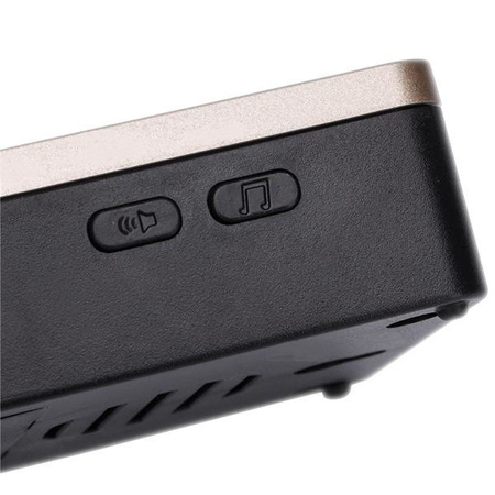 Dzwonek do drzwi + 2 odbiorniki  czarno-złoty