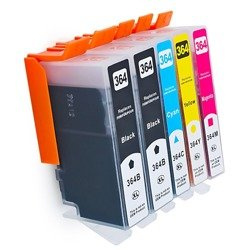 Zestaw 5x tusz do HP 364 XL CMYK zamienniki