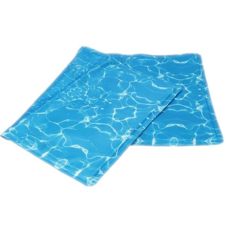 Mata chłodząca dla zwierząt 40x50cm S niebieska