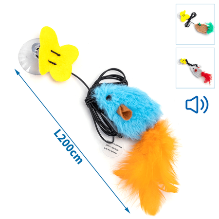 Wisząca myszka na sznurku