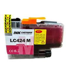 Tusz do Brother LC424 XL purpurowy / magenta nowy zamiennik