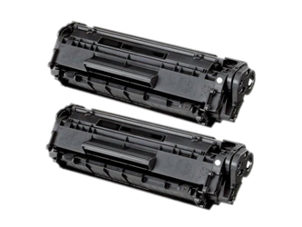 Zestaw 2x Toner do Hp Q2612A czarny / black Zamiennik