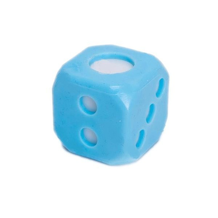 Gumowa zabawka LED kostka 4cm