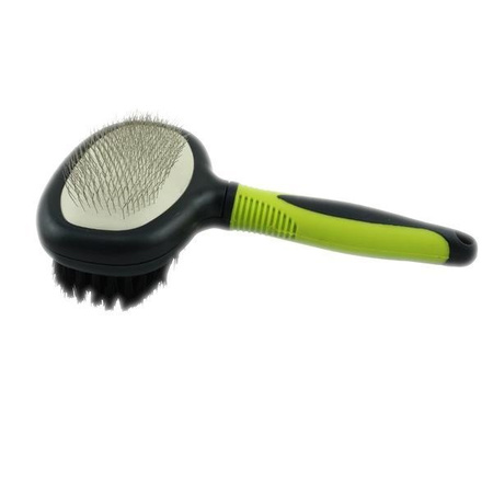 Dwustronna szczotka do wyczesywania sierści 21,3x11,3cm