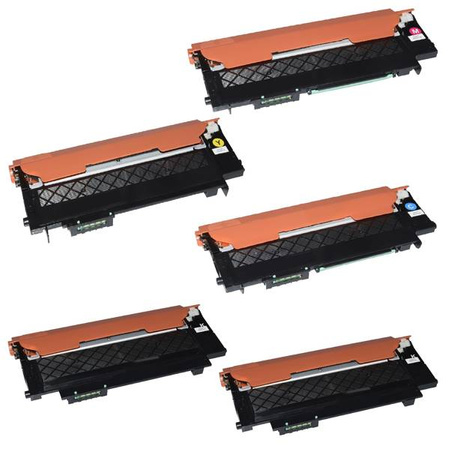 Zestaw 5x toner do HP W2070A-W2073A / 117A CMYK zamienniki