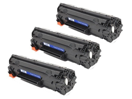 Zestaw 3x toner do HP CE285A / 85A czarny / black zamienniki