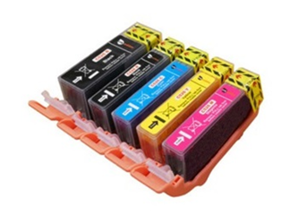 Zestaw 5x tusz do Canon PGI 525 CLI 526 CMYK zamienniki