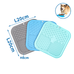 Silikonowa mata do lizania dla psa 20x20cm tacka na karmę