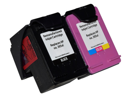 Zestaw 2x tusz do HP 305 XL CMYK zamienniki