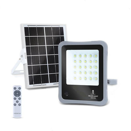 Naświetlacz LED z panelem słonecznym 6W