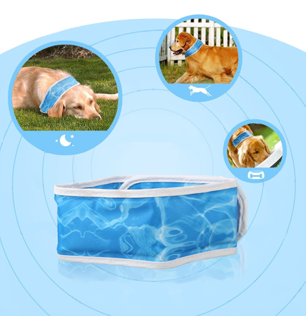 Chłodząca obroża dla zwierząt M