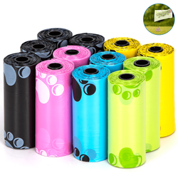 Worki na psie odchody 12 rolek w łapy