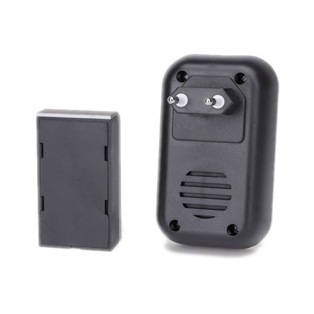 Dzwonek do drzwi + 2 odbiorniki czarno-złoty