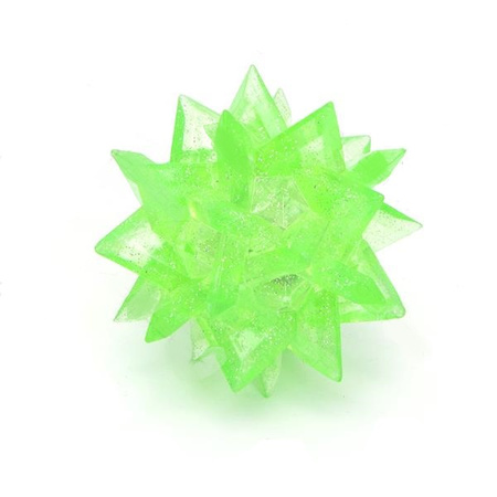 Kolczasta piłeczka LED dla psa