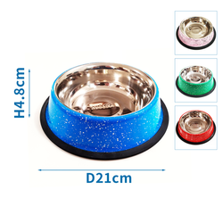 Miska marmurkowa dla psa kota na gumie S