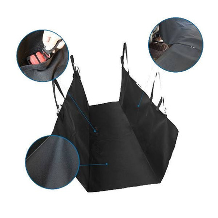 Mata do samochodu na siedzenie dla psa kojec 147x145