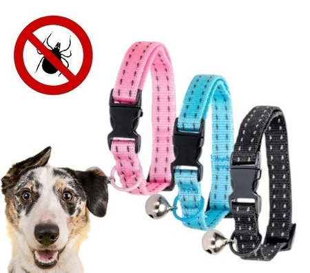 Regulowana obroża przeciw pasożytom 15-23cm